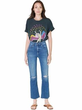 MOTHER THE HUSTLER ANKLE FRAY - CANT STOP STARING Size 27